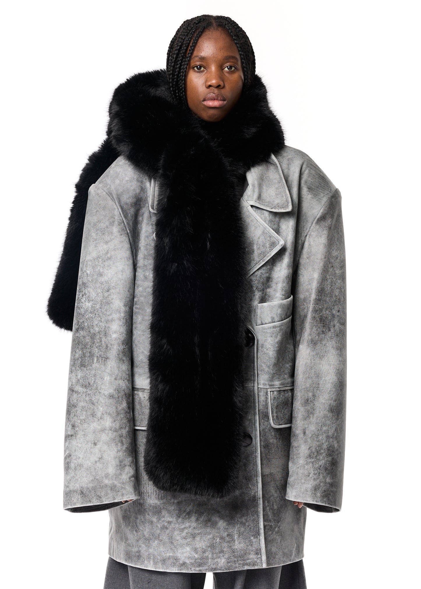 FAUX FUR SCARF