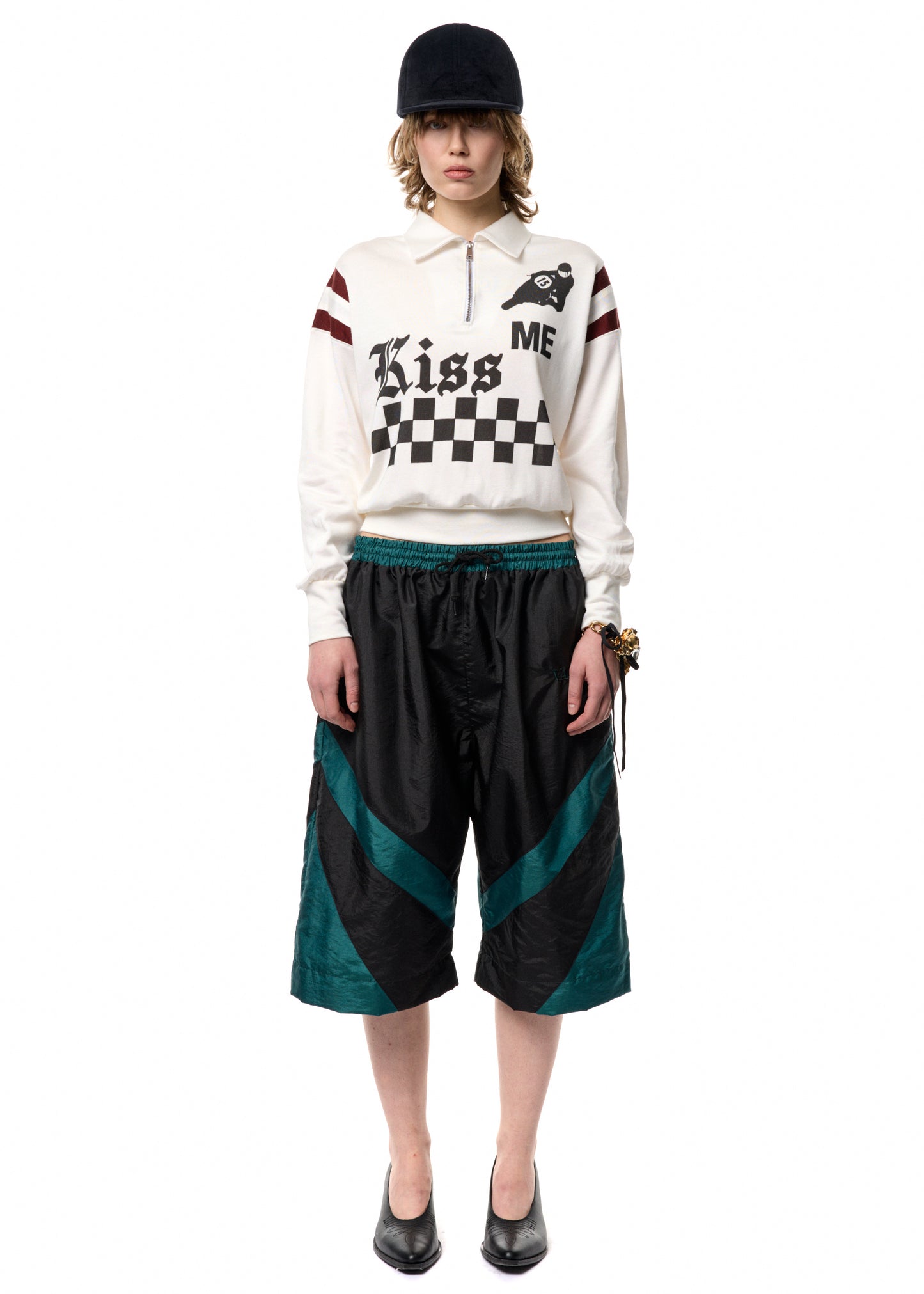 KISS ME QUARTER ZIP PULLOVER