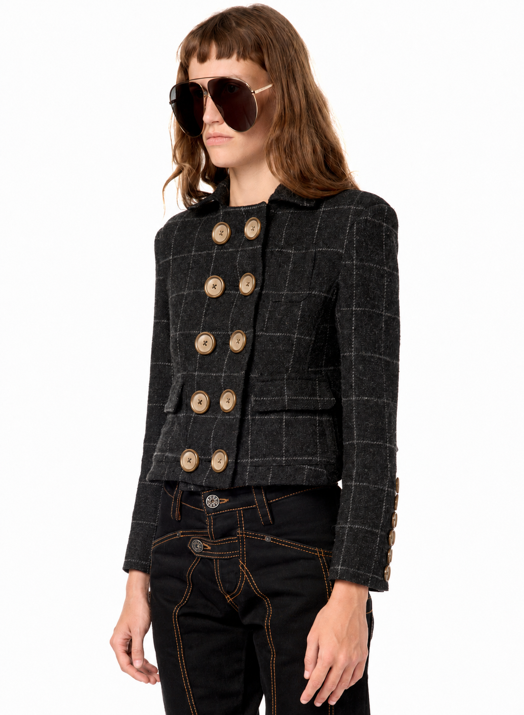 MELTON SHRUNKEN BLAZER