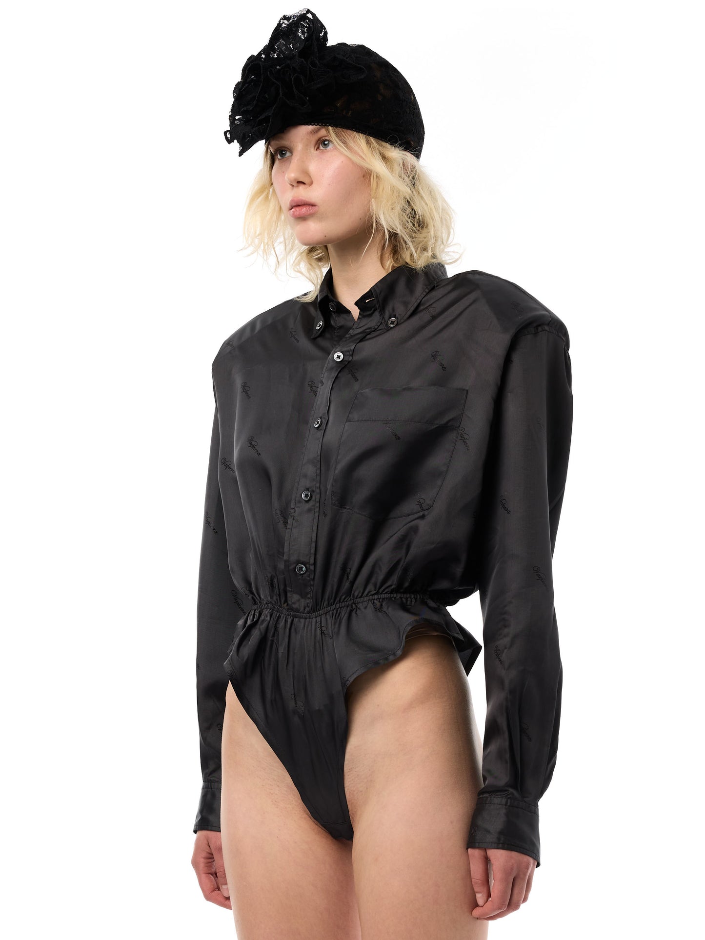 Leotard Button Down