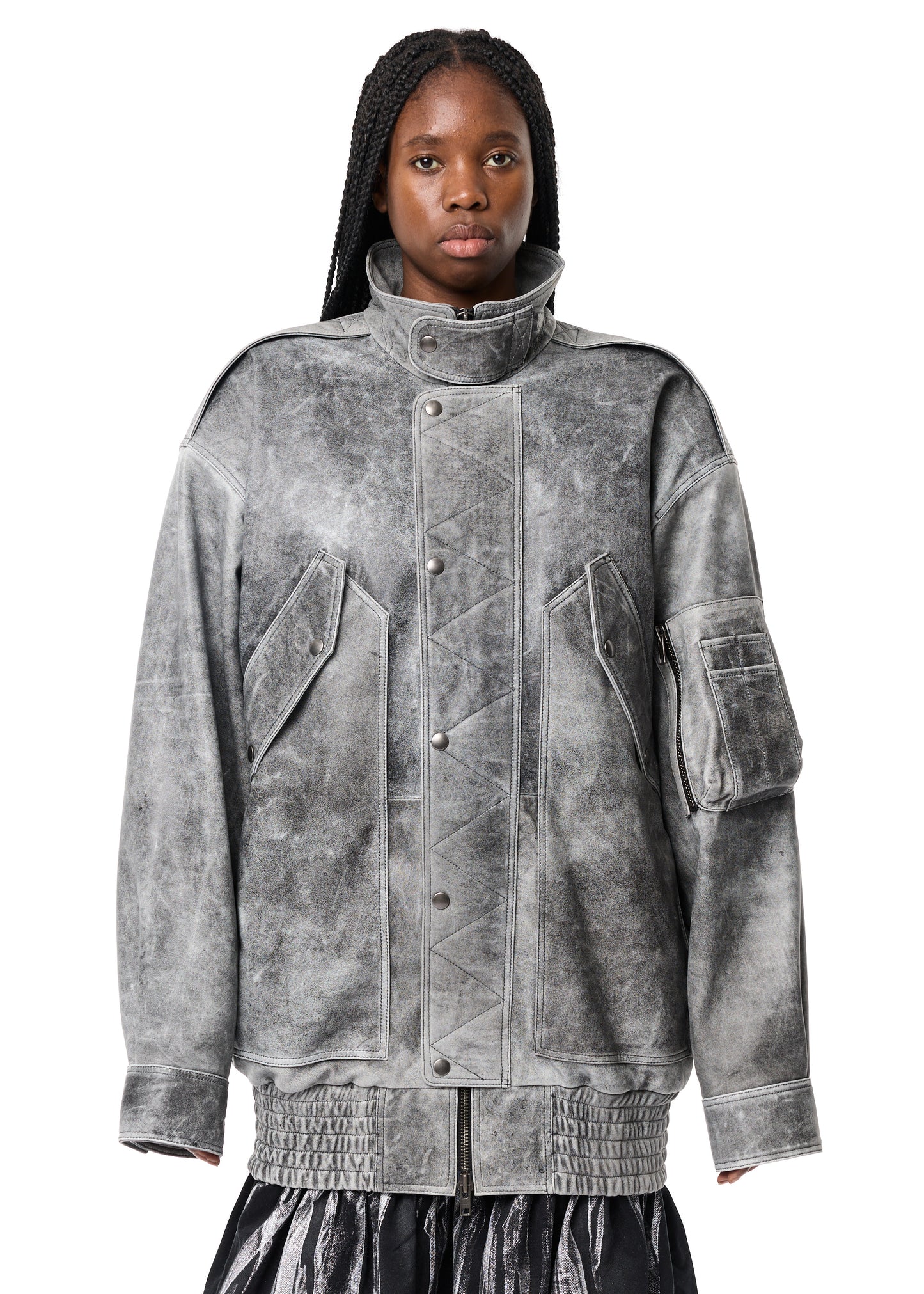 OVERSIZED FLIGHT JACKET