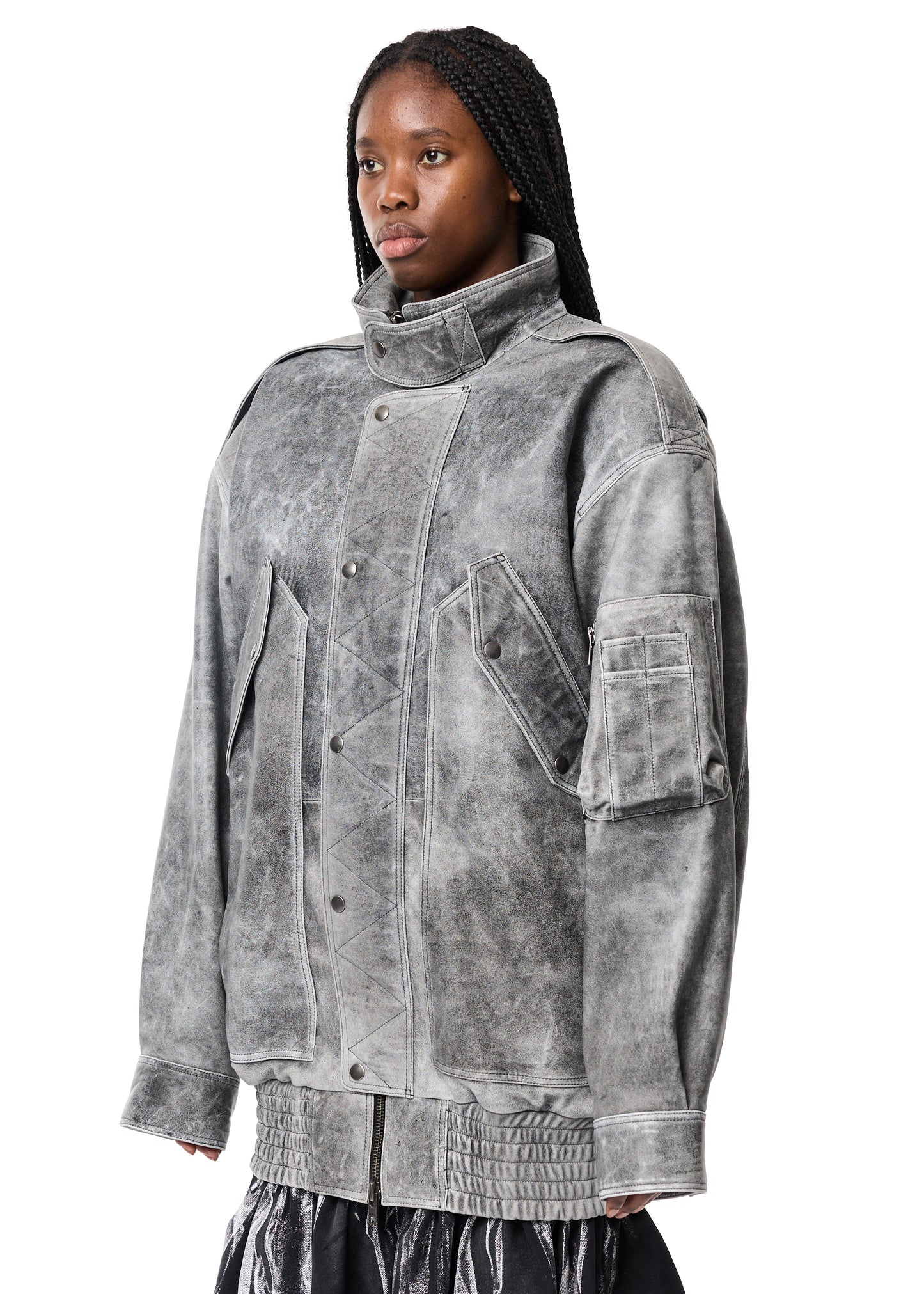 OVERSIZED FLIGHT JACKET