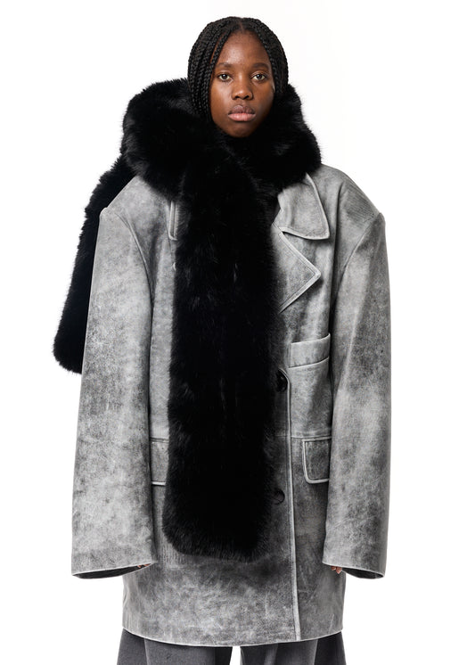 FAUX FUR SCARF
