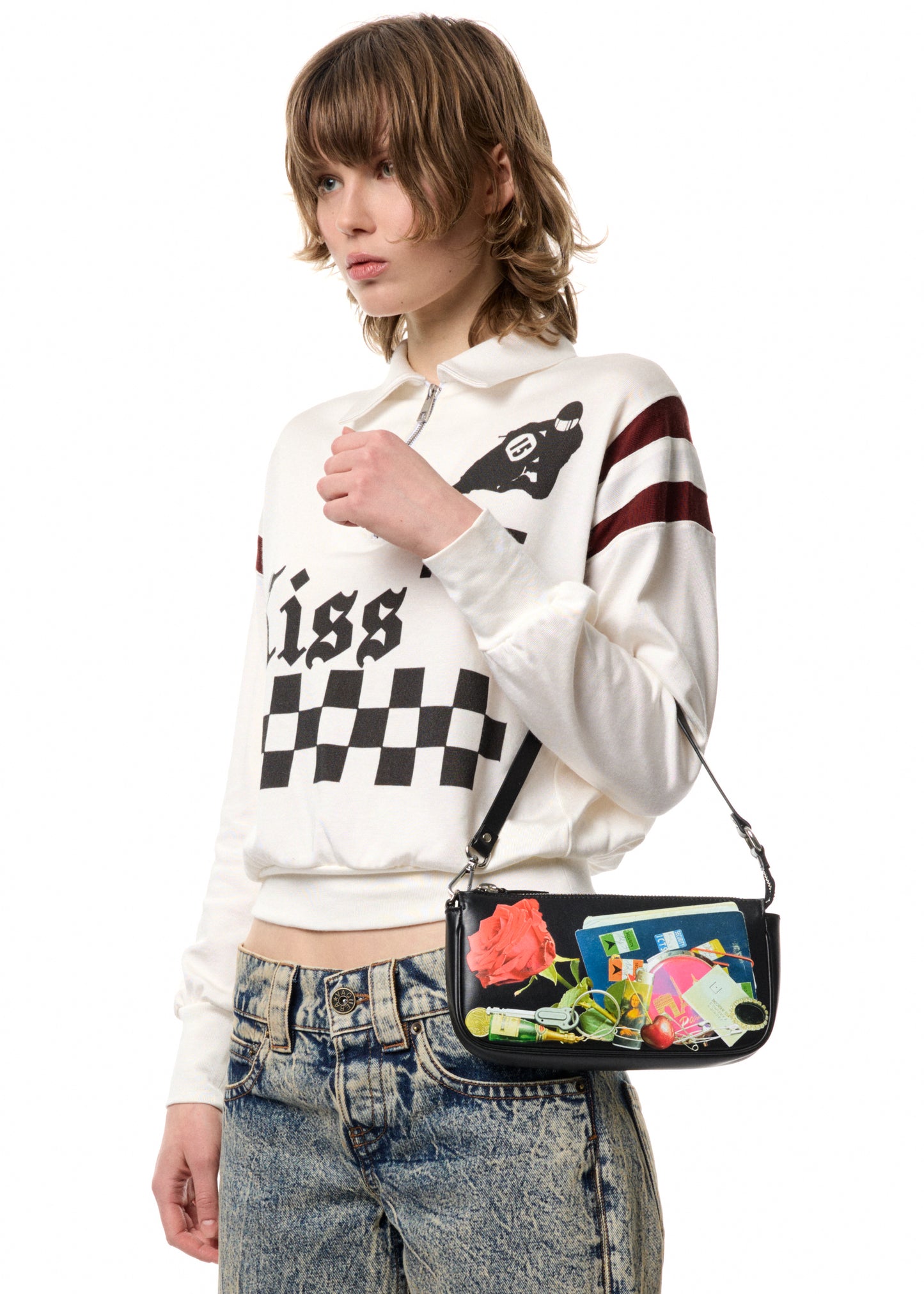 TROMPE L'OEIL POCHETTE BAG