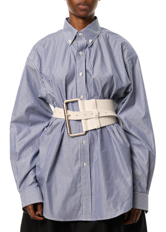 WHITE EQUESTRIAN BELT
