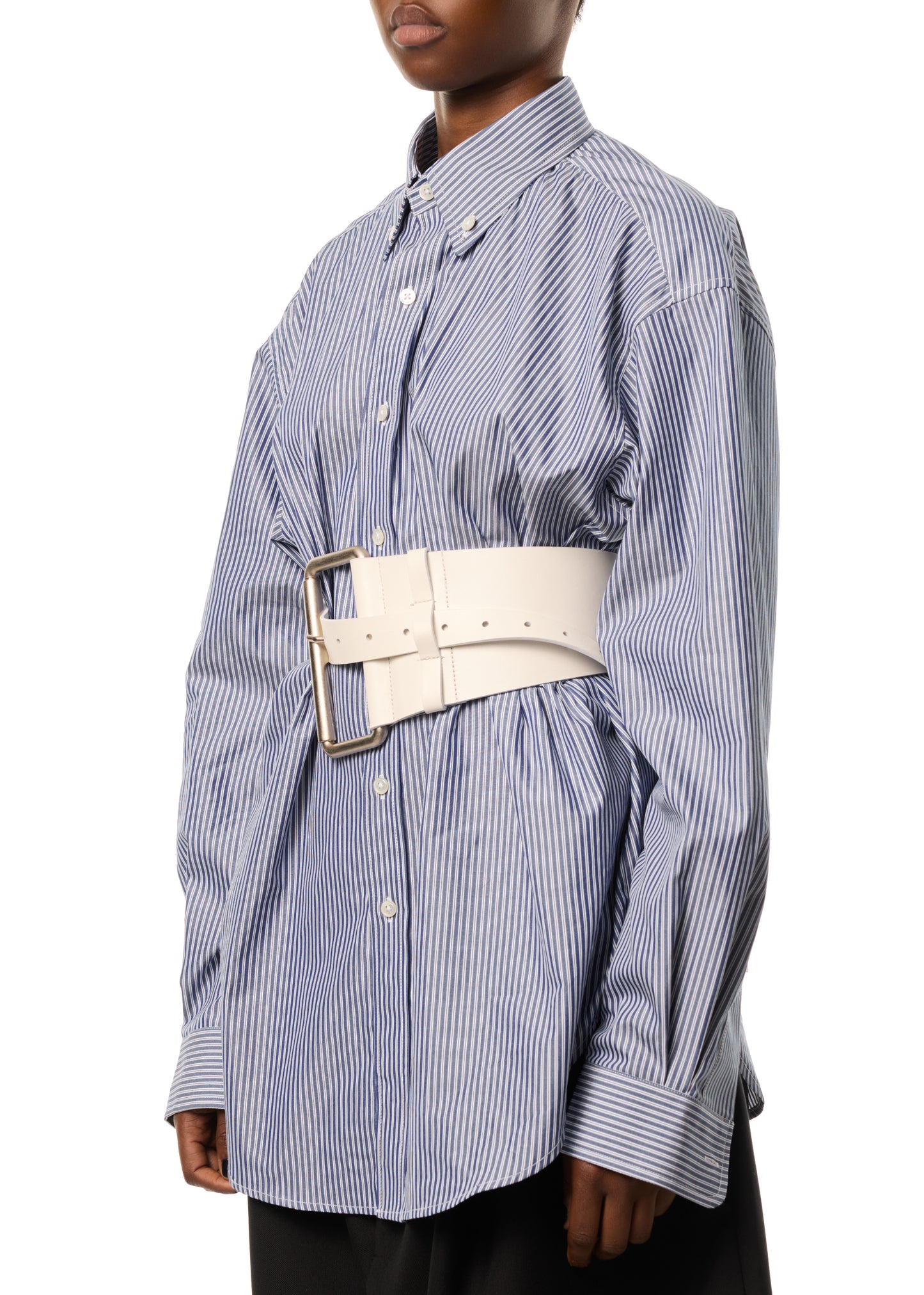WHITE EQUESTRIAN BELT