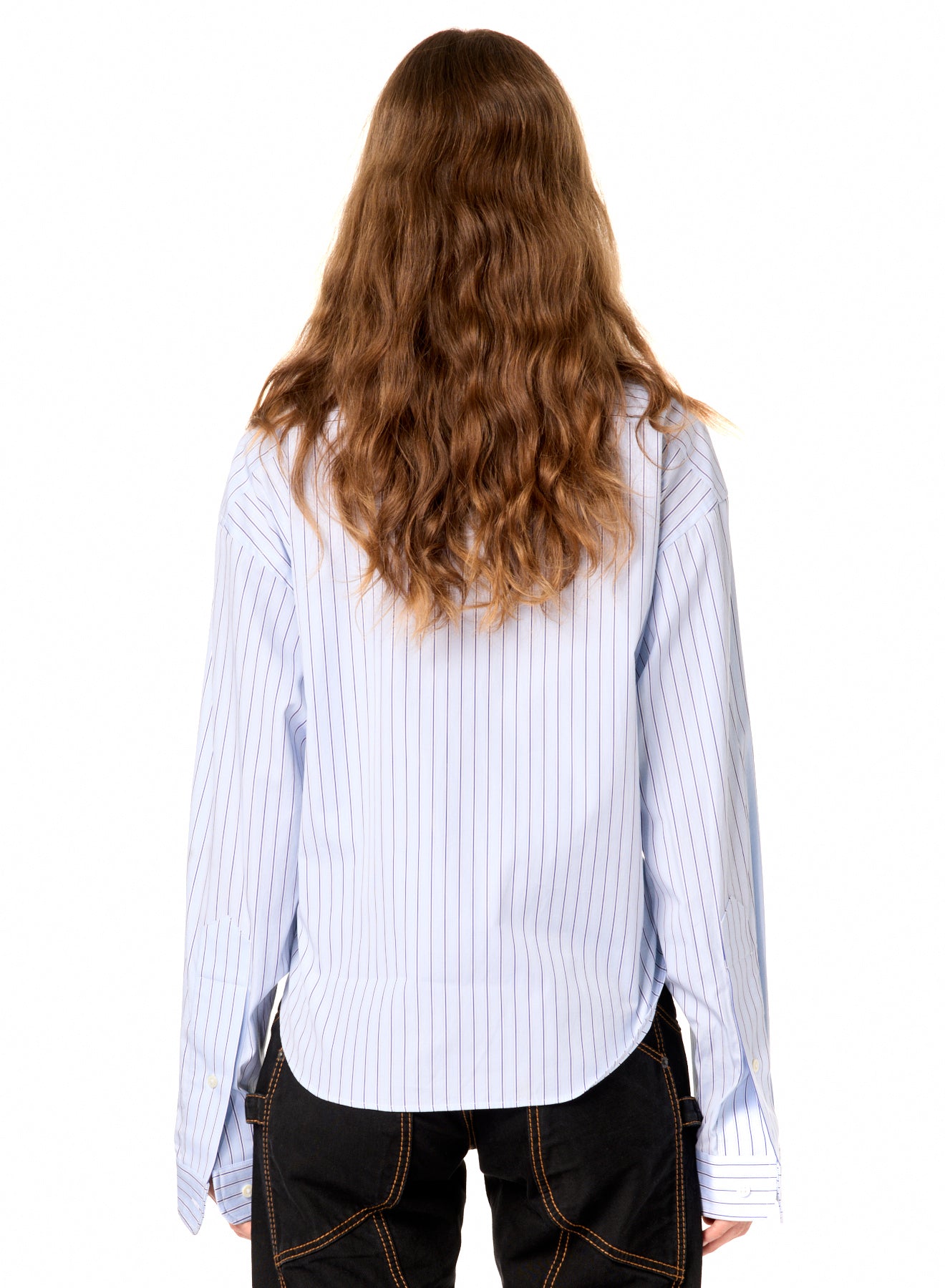 BLUE BELTED SHIRT
