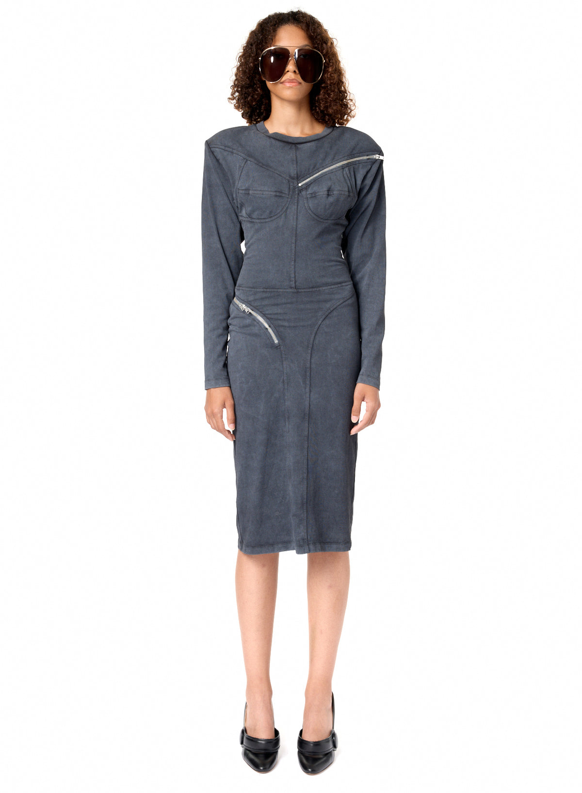 zipper dress