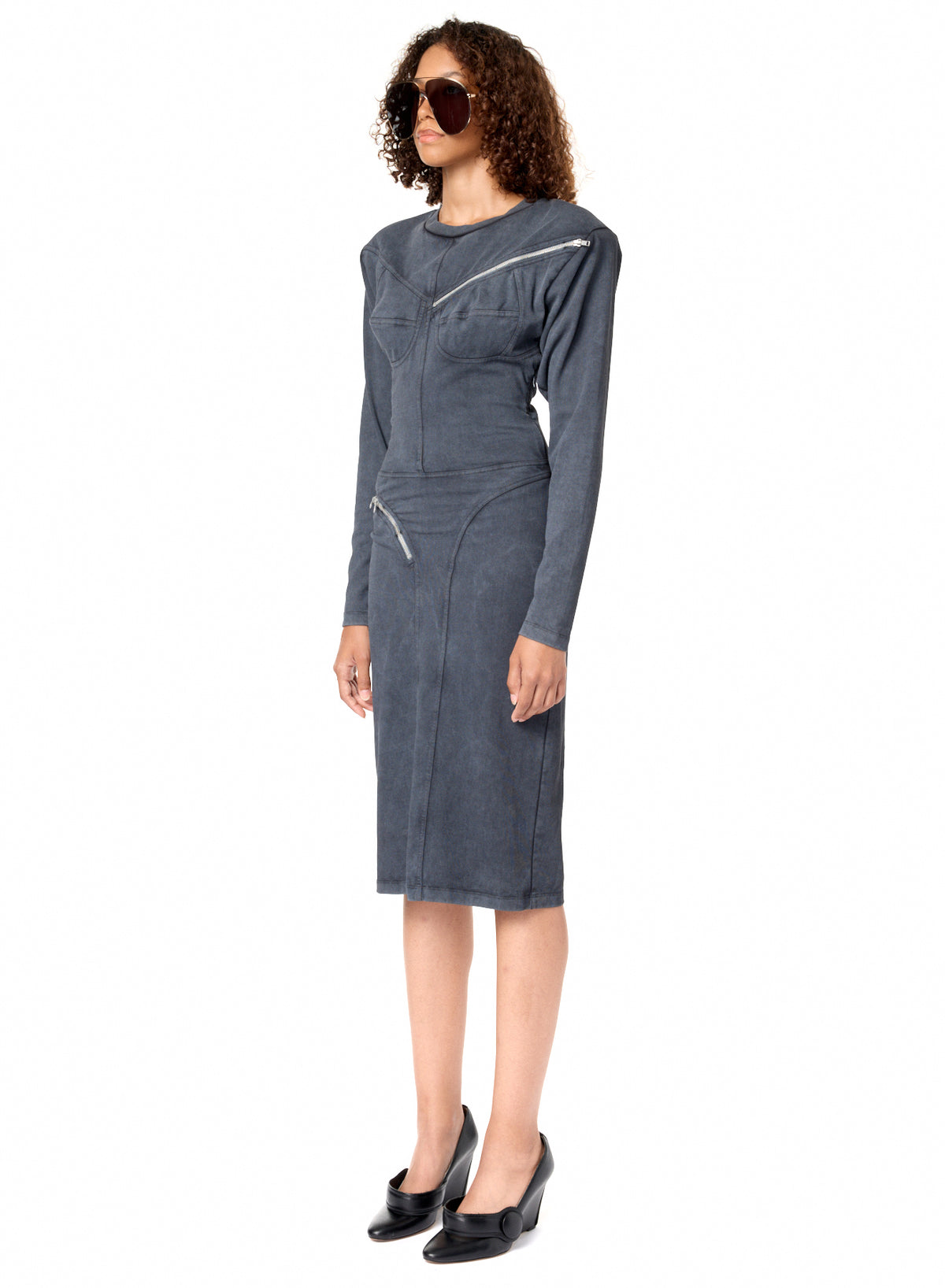 zipper dress