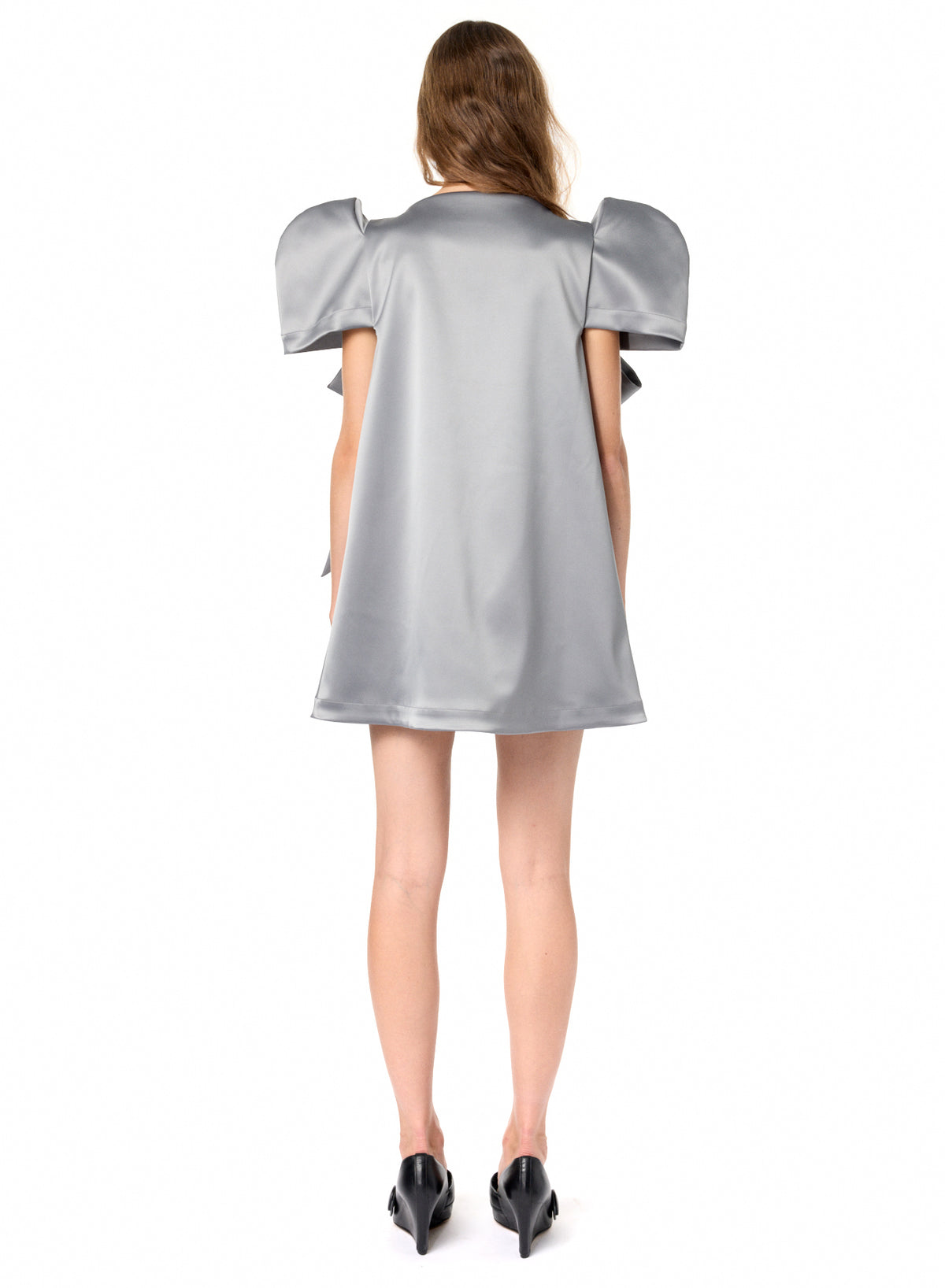SATIN BOW DRESS