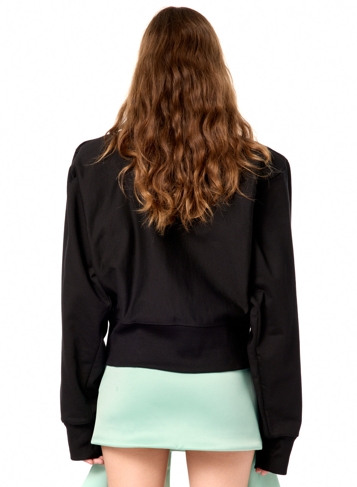 SHOULDER PAD SWEATSHIRT