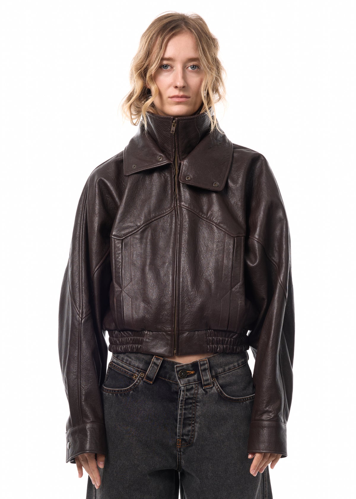 LEATHER TRUCK STOP JACKET