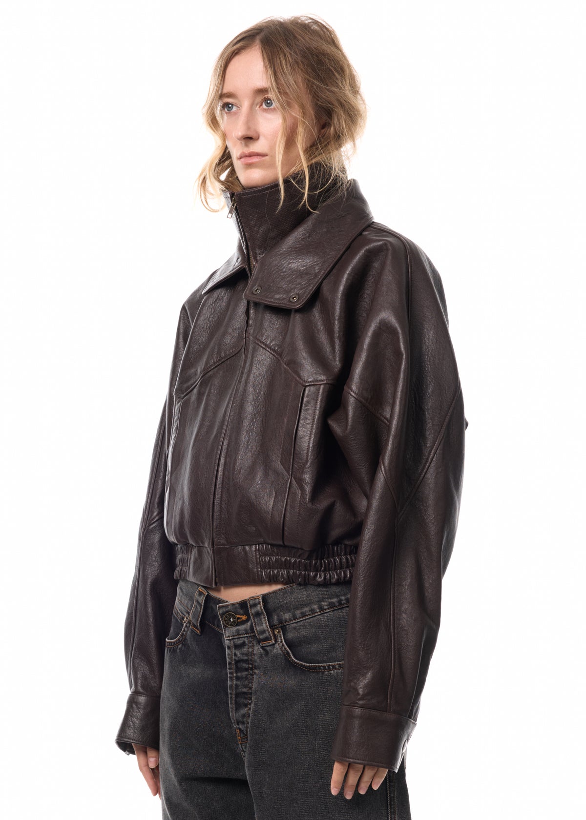 LEATHER TRUCK STOP JACKET